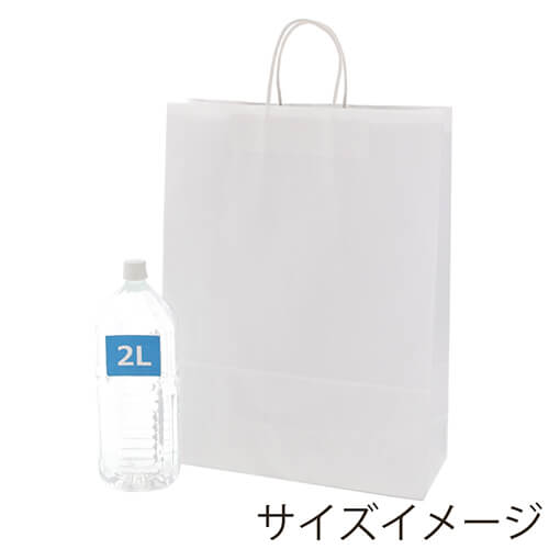 ギフト用や持ち帰りに！同シリーズ最大丈の大型で、軽量タイプの手提げ紙袋