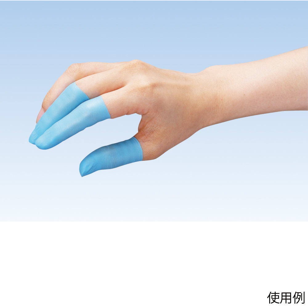 ニトリル製指サック キュアノス M 1000本入画像
