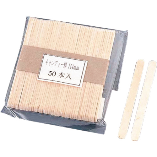 TKG 松尾物産 木製 ｱｲｽｽﾃｨｯｸ棒(50本束) 93mm 1個画像