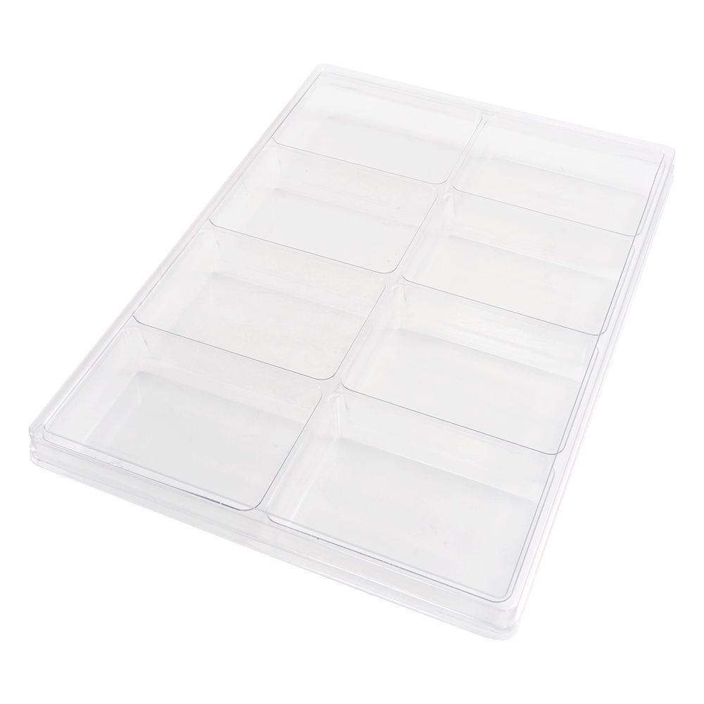 サンプル保管トレー　5枚入　210×297×25mm　2×4マス画像