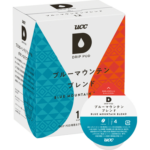 DRIP POD(ﾄﾞﾘｯﾌﾟﾎﾟｯﾄﾞ) ﾌﾞﾙｰﾏｳﾝﾃﾝﾌﾞﾚﾝﾄﾞ 1箱(12杯)画像