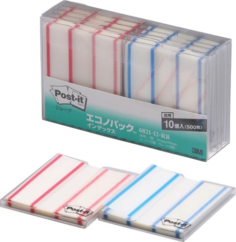 ポストイット　インデックス４４×５０　１０パック入画像