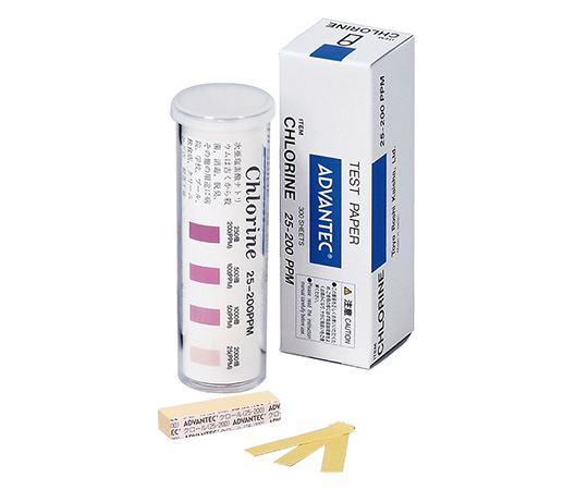クロール試験紙 25～200ppm 1箱（300枚入）画像