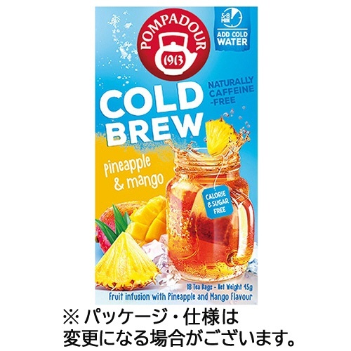コールドブリュー ティーバッグ パイナップル&マンゴー 1箱(18バッグ)画像