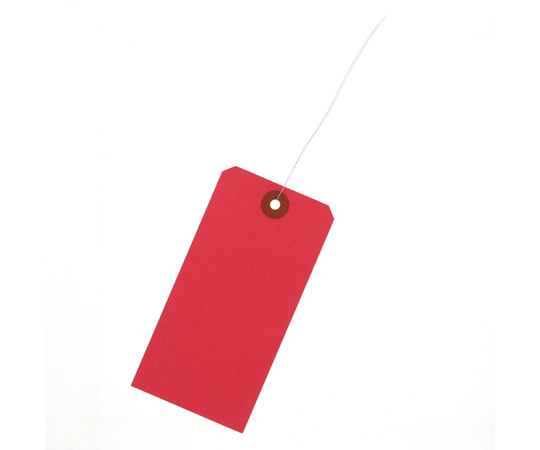 色荷札 2号 60×120 赤 1000枚入画像