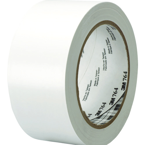 ﾗｲﾝﾃｰﾌﾟ 764 白 50.8mm×32.9m 1巻画像