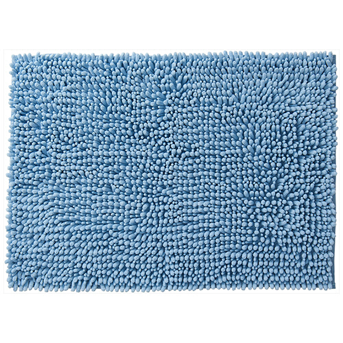 SUSU抗菌ｽﾄﾛﾝｸﾞW ﾊﾞｽﾏｯﾄEC L 約50×70cm ﾌﾞﾙｰ 1枚画像