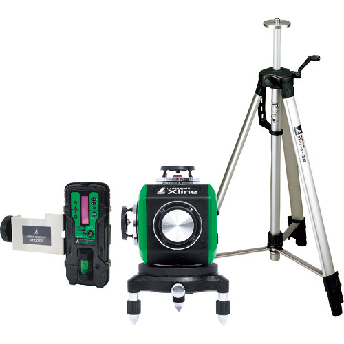 ﾚｰｻﾞｰﾛﾎﾞ Xline ｸﾞﾘｰﾝ 受光器･三脚ｾｯﾄ 1台画像