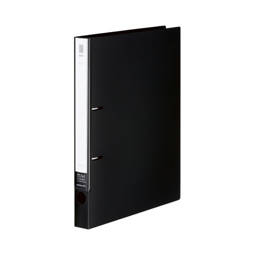 リングファイル＜ＮＥＯＳ＞Ａ４縦　背幅３３ｍｍ　黒画像