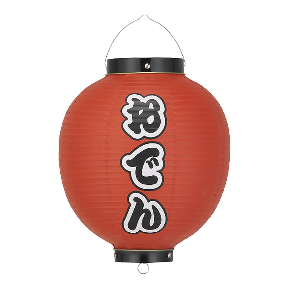 ビニール提灯 印刷9号丸型 おでん b367画像