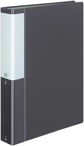 クリヤーブックポジティ　Ａ４縦　濃灰　８０Ｐ　４冊画像