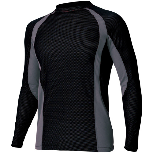 TULTEX(ﾀﾙﾃｯｸｽ) ｺﾝﾌﾟﾚｽﾌｨｯﾄ長袖ｼｬﾂ WINCOOL ﾌﾞﾗｯｸ M 1着