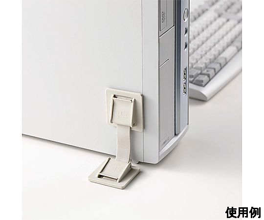 90kg サムロック(グレー/2個) パッケージに収められた2つのロックが並ぶ状態