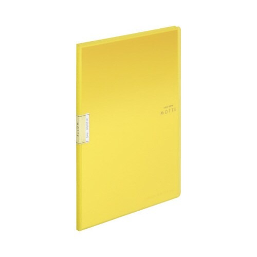 クリヤーブックモッテＡ４縦　２０Ｐ　黄画像
