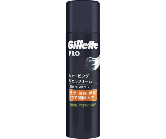 ジレットPROシェービングジェルフォーム 195g 24個入画像