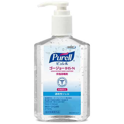 ｺﾞｰｼﾞｮｰIHS-N 手指消毒用速乾性ｼﾞｪﾙ ﾋﾟｭﾚﾙ 215mL 1本