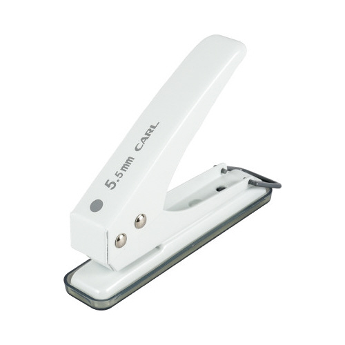 １穴パンチ　穴径５．５ｍｍ　ホワイト画像