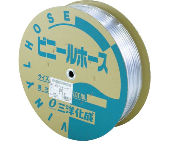 透明ホース7×9　100mドラム巻画像