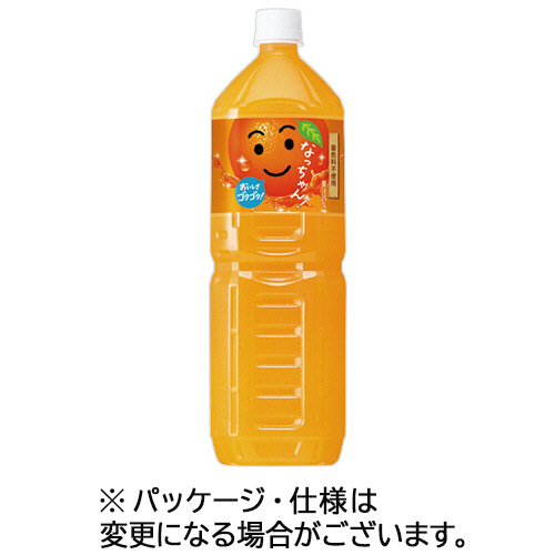 なっちゃん ｵﾚﾝｼﾞ 1.5L ﾍﾟｯﾄﾎﾞﾄﾙ 1ｾｯﾄ(16本:8本×2ｹｰｽ)画像