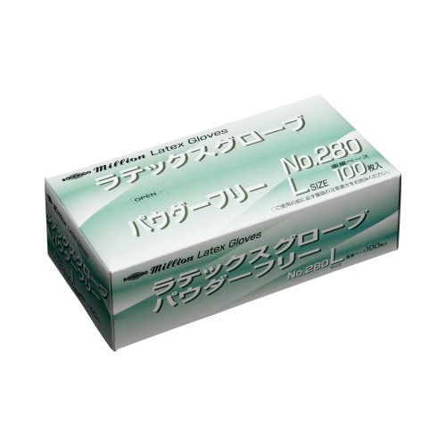 ラテックスグローブＮｏ．２８０　Ｌ　１００枚×１０画像