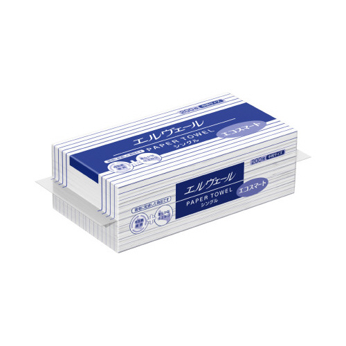 エルヴェールペーパータオルエコスマートＳ中判３５Ｐ画像