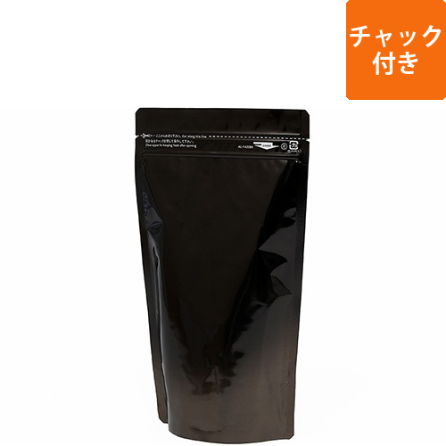 セイニチ ラミジップ アルミ黒  チャック付きスタンド袋（140×200×底マチ41mm)画像