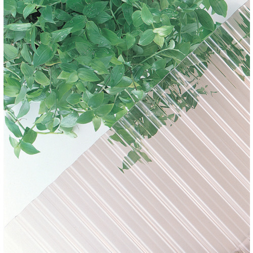 波板 ﾋｼ波ﾎﾟﾘｶ 7尺 ｸﾘｱ 1枚