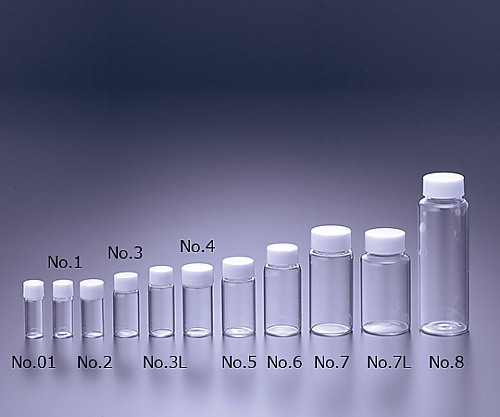 FCスクリュー管瓶　透明　100入　6.0ml No.2画像