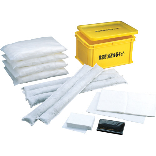 非常用油液吸収ｷｯﾄ 容器付 550×400×300mm 1ｾｯﾄ画像