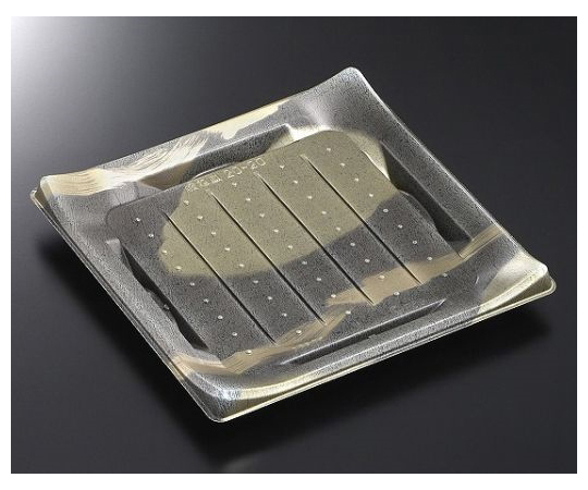 刺身・鮮魚容器 CT波ね皿 20-20 壮月BK-BK身 400枚画像