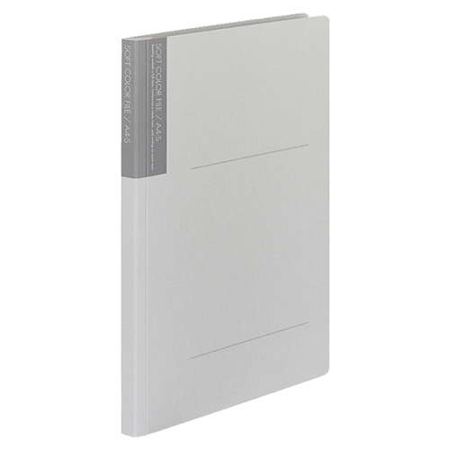 ｿﾌﾄｶﾗｰﾌｧｲﾙ A4ﾀﾃ 150枚収容 背幅18mm ｸﾞﾚｰ 1ｾｯﾄ(10冊)画像