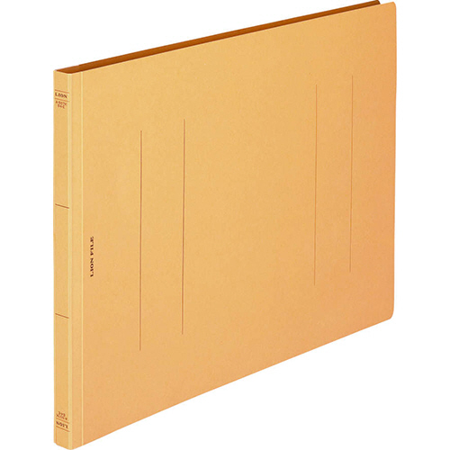 ﾌﾗｯﾄﾌｧｲﾙ(環境) 樹脂押え具 B4ﾖｺ 150枚収容 背幅18mm 黄 1冊画像