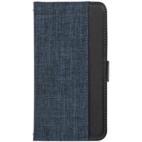 6.1型ｽﾏﾎ対応 手帳型ﾏﾙﾁｹｰｽ ﾈｲﾋﾞｰ×ﾌﾞﾗｯｸ 1個