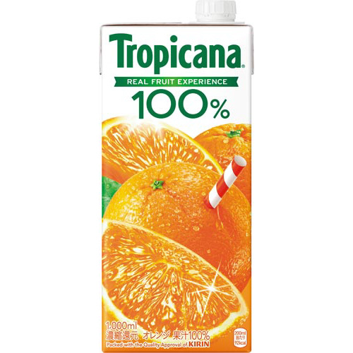 トロピカーナ　オレンジ　１０００ｍｌ　６本画像