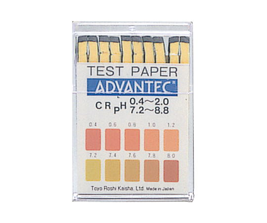 pH試験紙 ブックタイプ CR 1箱（20枚×10個入）画像