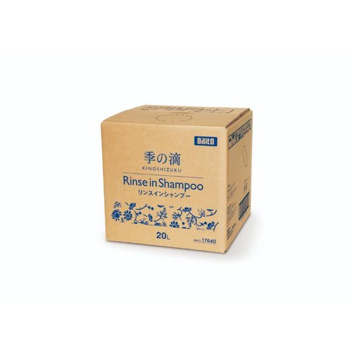 浴室用品 季の滴 リンスインシャンプー20L ダイト [ケース販売]