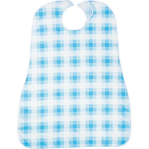 LOr食事用ｴﾌﾟﾛﾝ ﾌﾞﾙｰﾁｪｯｸ 1枚画像