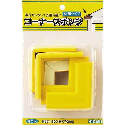 ｺｰﾅｰｽﾎﾟﾝｼﾞ 1ﾊﾟｯｸ(4個)画像