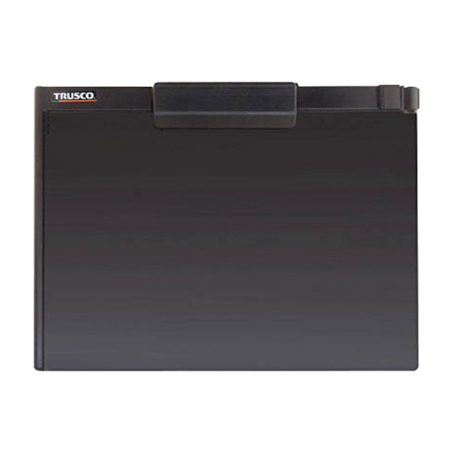 ﾍﾟﾝﾎﾙﾀﾞｰ付ｸﾘｯﾌﾟﾎﾞｰﾄﾞ A4横 黒 1個画像