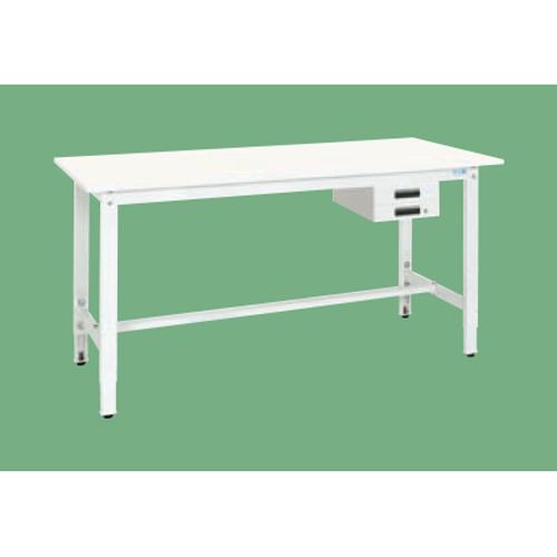 軽量高さ調整作業台（抗ウイルス天板・キャビネット２段付）　ＴＫＫ８－０９６ＢＶＰＷ画像