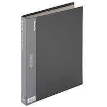 ｸﾘﾔｰﾌﾞｯｸ A4ﾀﾃ 40ﾎﾟｹｯﾄ 背幅26mm ﾀﾞｰｸｸﾞﾚｰ 1冊画像