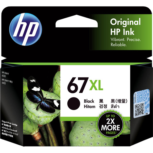 HP67XL ｲﾝｸｶｰﾄﾘｯｼﾞ 黒 3YM57AA 1個画像