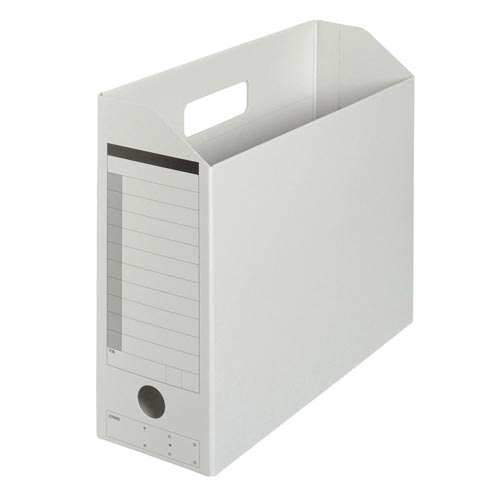 ボックスファイル　Ａ４横　背幅１００ｍｍ　グレー