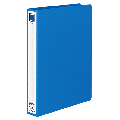 Tﾌｧｲﾙ(色厚板紙) 片開き A4ﾀﾃ 300枚収容 30mmとじ 背幅46mm 青 1冊画像