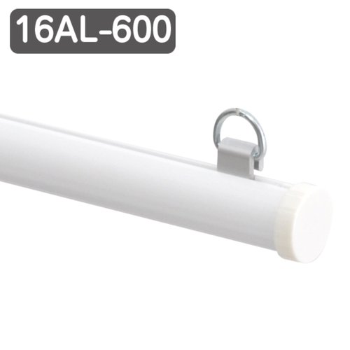 売場備品 メディアホルダーアルミ 16AL-600 ホワイト 友屋画像