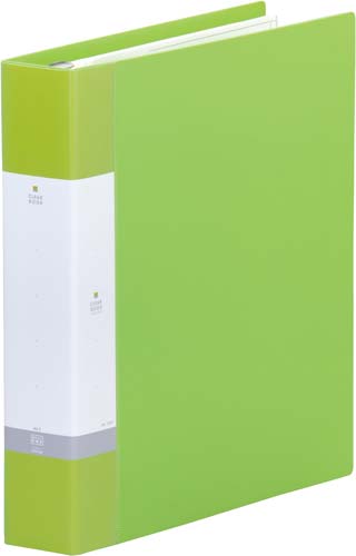 クリヤーブック交換式　黄緑　Ａ４縦背幅５５ｍｍ画像