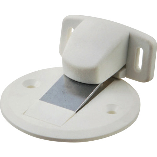 ﾏｸﾞﾌﾗ戸当(面付型)(ｷｬｯﾁ機能付) ｼﾙﾊﾞｰ 1個画像