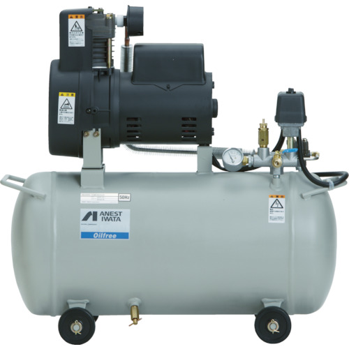 ｵｲﾙﾌﾘｰｺﾝﾌﾟﾚｯｻ 0.75KW 単相100V 50Hz 1台画像