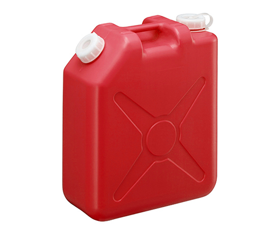 扁平缶　ノズル無　20L　レッド画像
