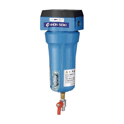 高性能ｴｱﾌｨﾙﾀ10A3ﾐｸﾛﾝ(ﾄﾞﾚﾝｺｯｸ付) 1個画像